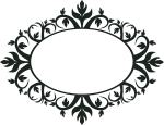 Ornament Oval Frame